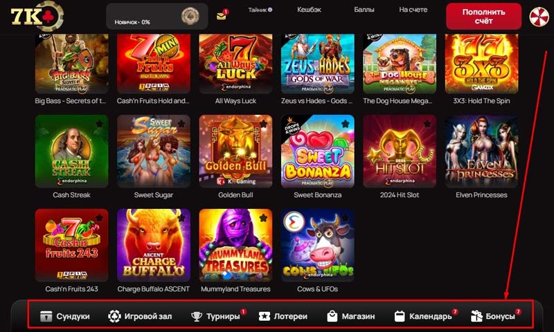 Главная страница